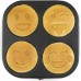 DOMO Elektrický lívanečník smajlík emoji, 600W DO8718P