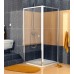 RONAL ECOP ECO-Line jednokřídlé dveře, 70cm, bílá/čiré sklo ECOP07000407