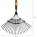 FISKARS QuikFit Hrábě na listí, kovové, 43cm (135201) 1000644