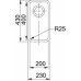 Franke Kubus KBX 110-20, 230x430mm, nerezový dřez 122.0502.879