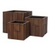 Květináč G21 Wood Cube 36x36x34cm 639263