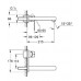 GROHE Quadra - Umyvadlová 2-otvorová baterie, chrom 23442000