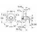 GROHE Eurosmart páková sprchová baterie, DN 15, chrom 33556001