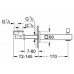 GROHE Universal Cube nástěnná vpusť, chrom 13304000