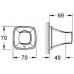 GROHE Grandera nástěnný držák sprchy, chrom/zlato 27969IG0