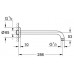 GROHE Ondus Rainshower Modern sprchové koleno, měsíční bílá 28576LS0