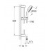 GROHE Tempesta Cosmopolitan - Sprchová souprava, 3 proudy, 900 mm, chrom 27789001