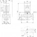 Grundfos In-Line čerpadlo TP 32-40/4 B 0,25kW 280mm 96463870