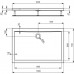 IDEAL Standard ULTRA Flat obdélníková sprchová vanička 100x70 cm K193501