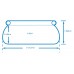 INTEX Bazén Easy Set Pool 457 x 84 cm, bez filtrace 28156NP