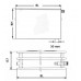 Kermi Therm X2 Plan-Hygiene-V deskový radiátor 30 600 / 2300 PTV300602301R1K