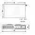 Kermi Therm X2 Plan-V deskový radiátor 12 400 / 900 PTV120400901R1K