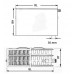 Kermi Therm X2 Plan-V deskový radiátor 33 300 / 1200 PTV330301201R1K