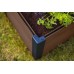 KETER MAPLE SQUARE Vyvýšený záhon, 106 x 106 x 32 cm, hnědý 17209665