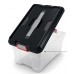 KIS MOOVER BOX S 18L 38x26,5x28,5cm transparent/černý