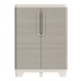 KIS WOOD GRAIN LOW skříň 68x39x97cm šedá