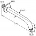 KLUDI FRESHLINE sprchové rameno DN 15, chrom 6235405-00