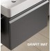 LAUFEN PRO S Umyvadlo se skříňkou 80x50 cm, se zásuvkou, grafit mat 8.6096.3.480.104.1