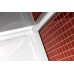 POLYSAN LUCIS LINE čtvrtkruhová sprchová zástěna 1000x800mm, levá