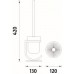 NIMCO UNIVERSAL stojánkový WC kartáč UN3094N-26