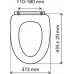 NOVASERVIS WC SEDÁTKO MDF s potiskem WC/SOFT3D
