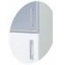 INTEDOOR NEW YORK vysoká koupelnová skříňka 35cm, pravá, šedá lesk NYSVG351ZPK/U506