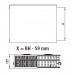 Kermi Therm X2 Plan-Kompakt deskový radiátor 33 500 / 2000 PK0330520