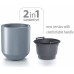 Prosperplast HEOS Květináč s vkladem 39cm, měď DPHEW400