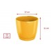 Prosperplast COUBI ROUND P Květináč s miskou, 12 cm, 0,8l, grafit DUOP120
