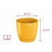 Květináč s miskou COUBI 15,5 cm, 2l, malina-lesk DUOP155