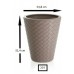 Prosperplast MATUBA Květináč 34,8x32,4cm umbra DBMA350