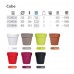 Prosperplast CUBE Květináč 40x35,4cm mocca DCUB400