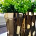 Květináč CUBE CHROME GOLD 14 cm, 1,2l, zlatá DGC140G