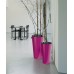 Prosperplast TUBUS SLIM Shine Květináč 20 cm, 8 l, antracit DTUS200S