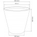 Prosperplast MATUBA Květináč 34,8x32,4cm antracit DBMA350