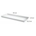 PROSPERPLAST LOFLY miska pod truhlík 92x31,5x5,9cm, šedá PPLFC920