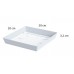 PROSPERPLAST LOFLY miska pod květináč 20x20x3,2cm, bílá PPLFQ200