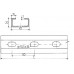 RABOVSKÝ Nosník C 40x20x2 mm, 250 mm barva 22010250