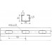 RABOVSKÝ Nosník C 40x20x2 mm, 750 mm barva 22010750