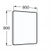 Roca Dama zrcadlo 85 x 90 cm 7812236000