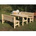 Lavice VIKING 150x80 cm, borovice 151/2