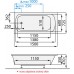 Santech Vana ONE 1500 x 725 mm