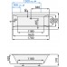 Santech Vana VARIA 1700 x 750 mm