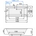 Santech Vana VARIA 1900 x 900 mm