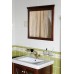 SAPHO CROSS zrcadlo 70x80x3,5cm, mahagon