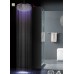 SAPHO SLIM MS593 LED hlavová sprcha, kruh 300mm, mosaz