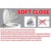 SAPHO NORM sedátko, Soft Close, duroplast, bílá MS76S11