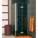 RONAL SLF1 Swing-Line F dvoudílné skládací dveře, pravé, 100cm, elox/Cristal perly SLF1D10000144