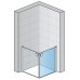 RONAL SLM3 Mobility poloviční rohový vstup, levý, 90cm, aluchrom/Cristal perly SLM3G09005044