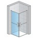 RONAL SLM4 Mobility rohový vstup rozdělený, levý, 100cm, aluchrom/Cristal perly SLM4G10005044